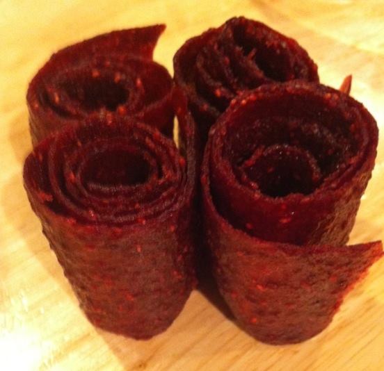 Raspberry Fruit Leathers